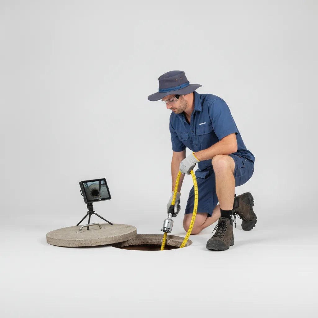 drain camera