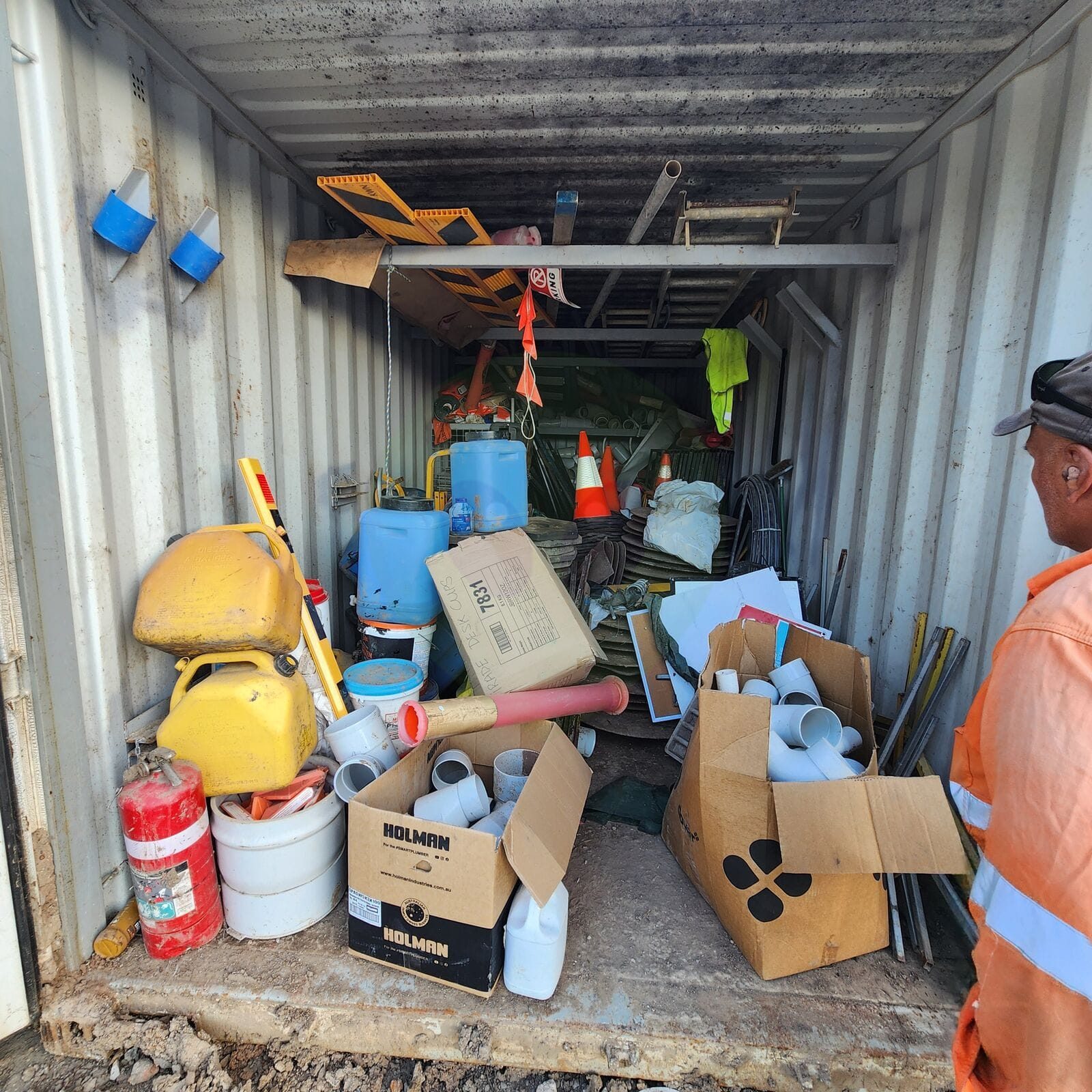 container 현장 사진